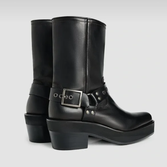 ZARA STEVEN MEISEL サイハイブーツ　メンズ　ロング　大きい サイハイブーツ STEVEN MEISEL & ZARA